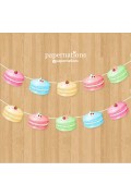 Macaroons Bunting Flag